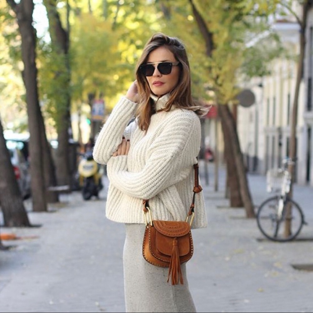 Zara Cream Cropped Knit